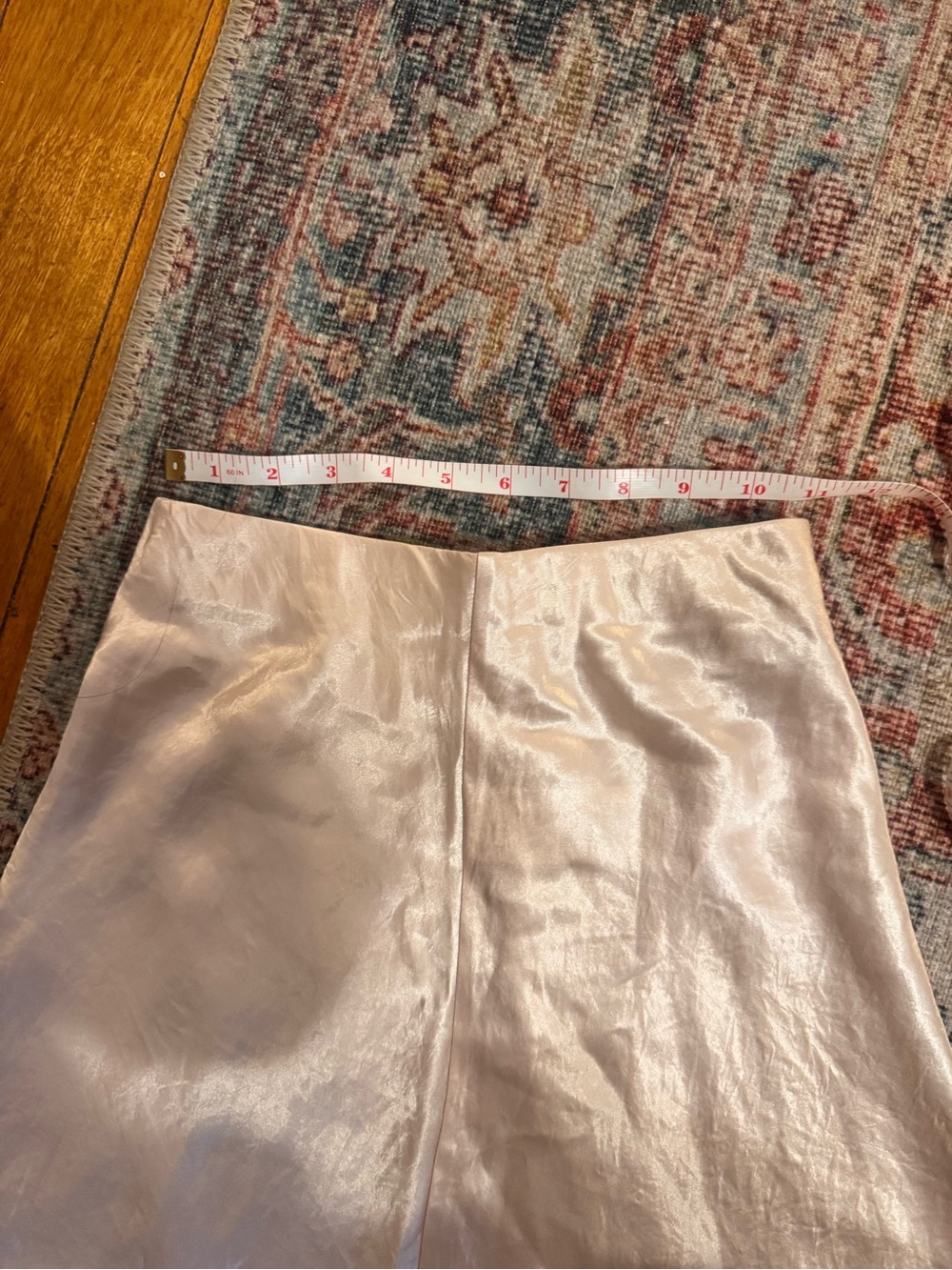 Babaton Aritzia Pieta Satin high-waisted midi slip skirt Denude 00 NWOT - Picture 7 of 8